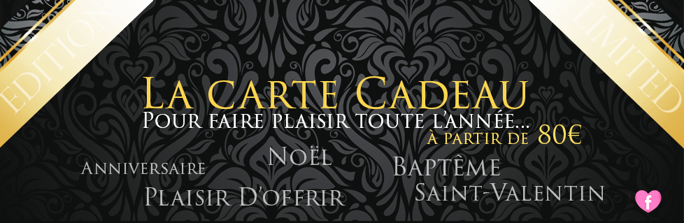 Carte Cadeau - Fond Noir