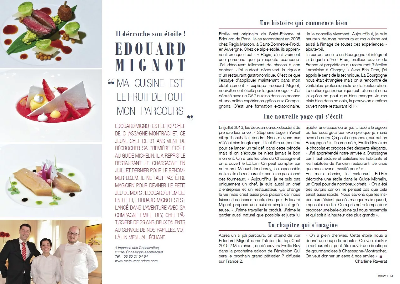Photographe Publication à Dijon — FOXAEP