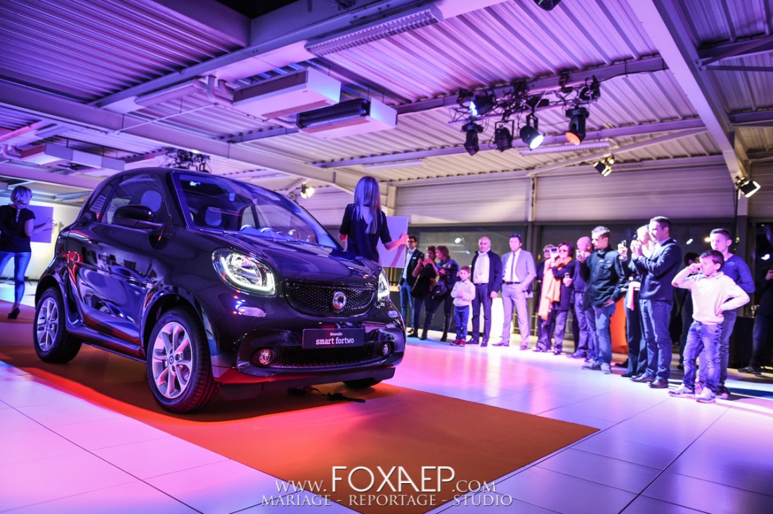 Inauguration Smart Fortwo et Forfour — FOXAEP, photographe Bourgogne
