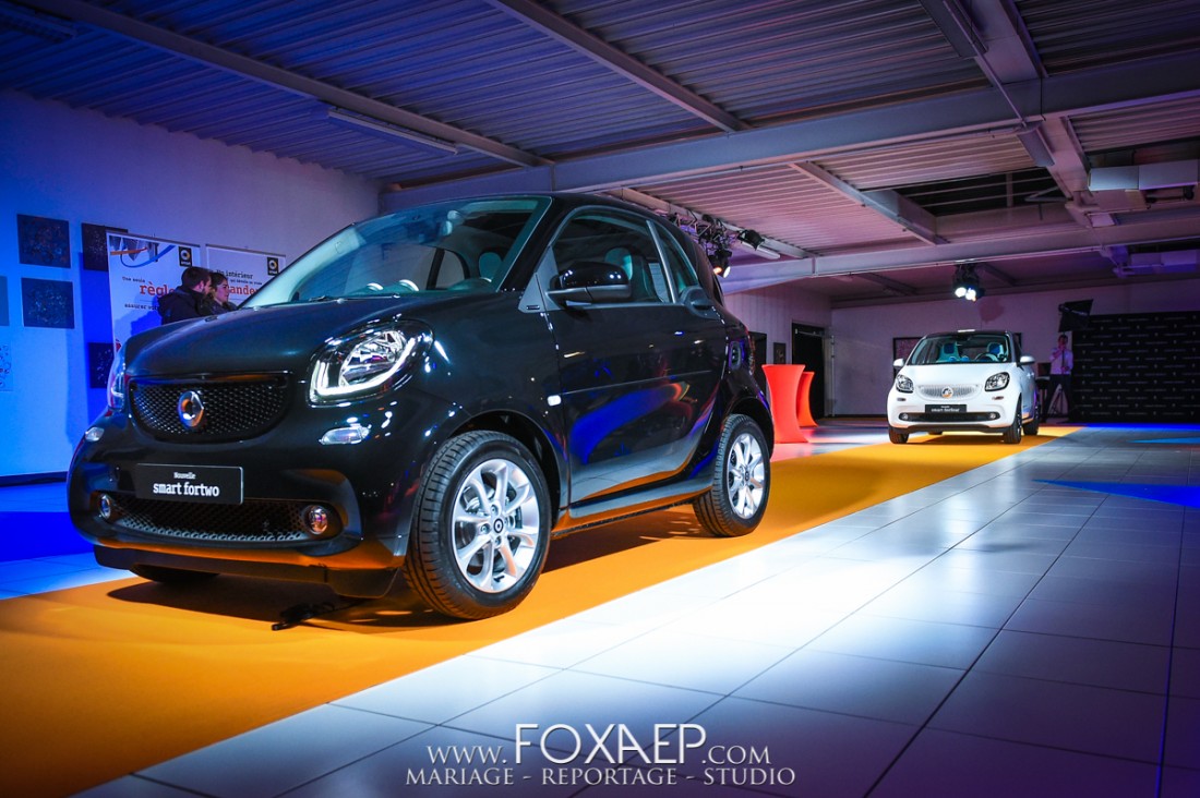 Inauguration Smart Fortwo et Forfour — FOXAEP, photographe Bourgogne