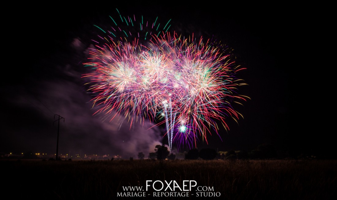 Feu d&rsquo;Artifice Chevigny Saint Sauveur — FOXAEP, photographe Bourgogne