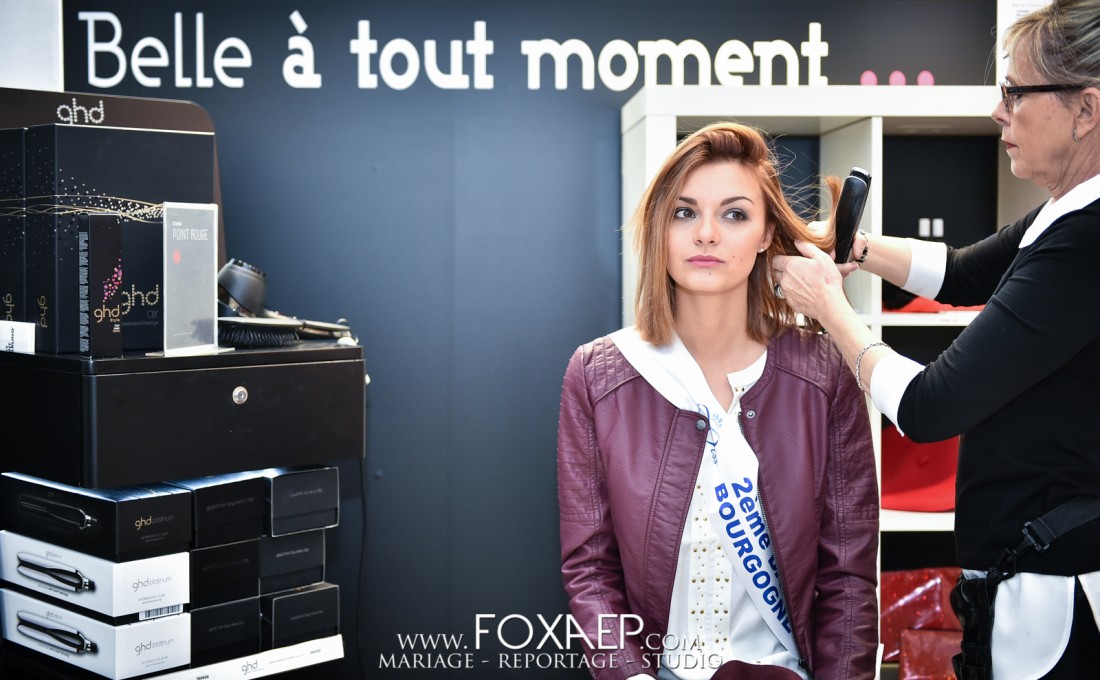 Miss Bourgogne aux Galeries Lafayette — FOXAEP, photographe Bourgogne