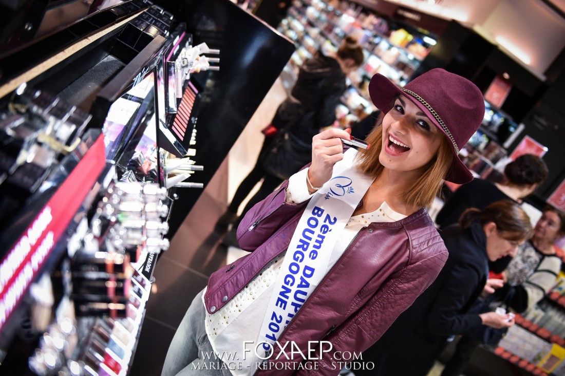 Miss Bourgogne aux Galeries Lafayette — FOXAEP, photographe Bourgogne