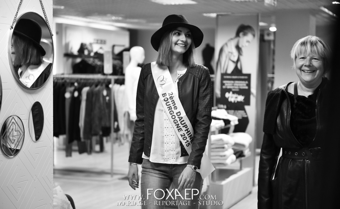Miss Bourgogne aux Galeries Lafayette — FOXAEP, photographe Bourgogne