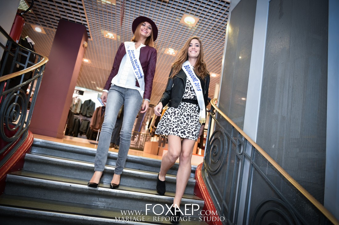 Miss Bourgogne aux Galeries Lafayette — FOXAEP, photographe Bourgogne