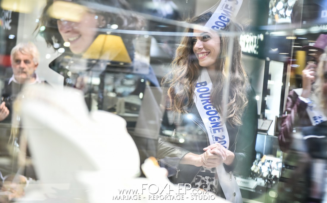 Miss Bourgogne aux Galeries Lafayette — FOXAEP, photographe Bourgogne