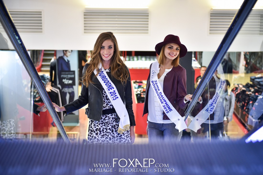Miss Bourgogne aux Galeries Lafayette — FOXAEP, photographe Bourgogne