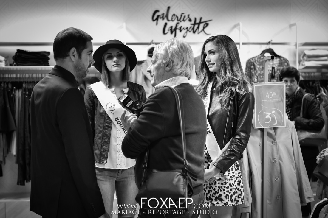 Miss Bourgogne aux Galeries Lafayette — FOXAEP, photographe Bourgogne
