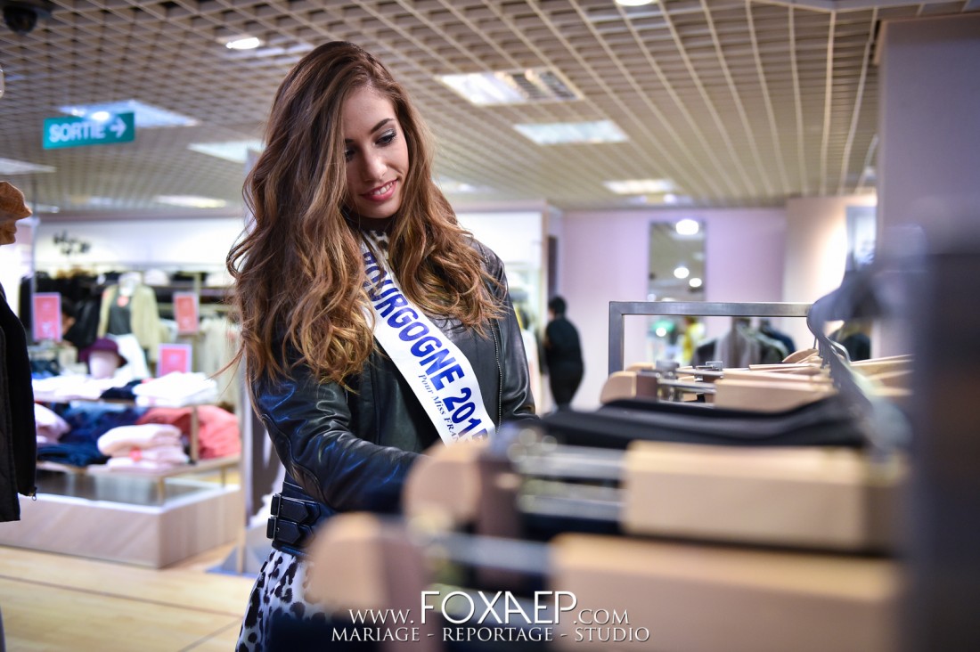 Miss Bourgogne aux Galeries Lafayette — FOXAEP, photographe Bourgogne