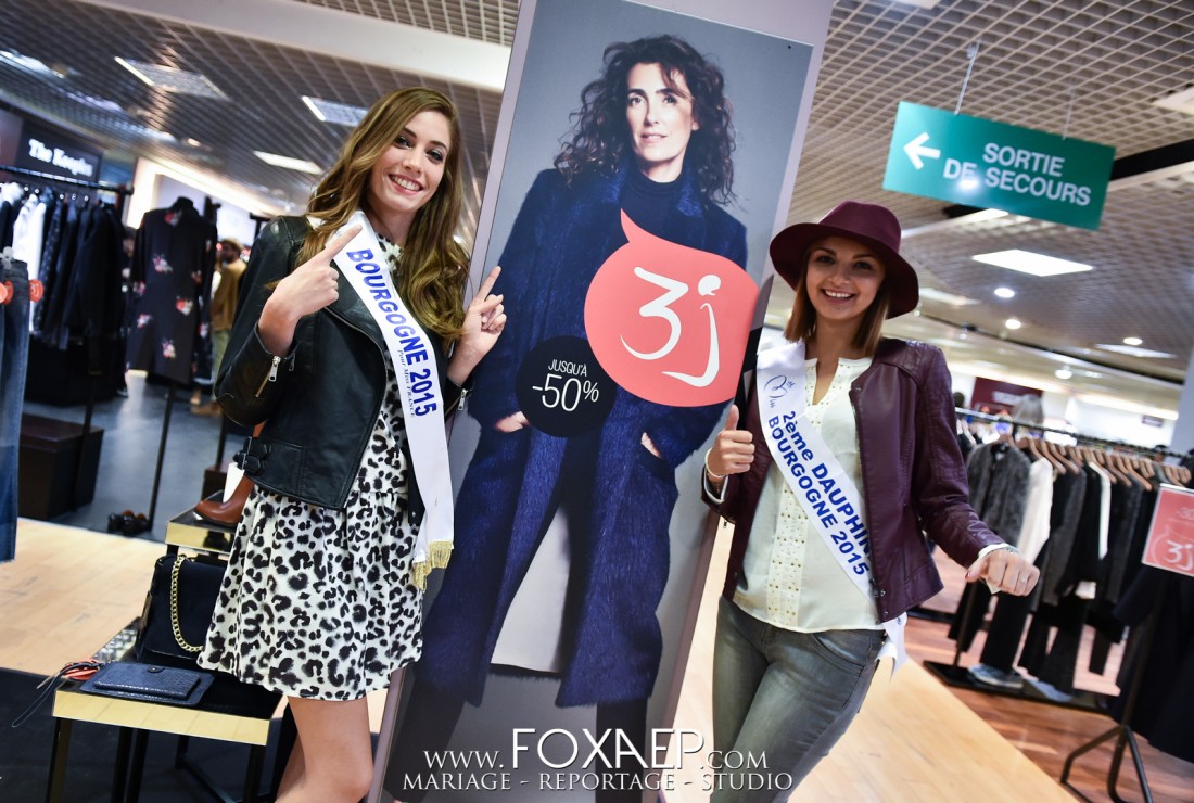 Miss Bourgogne aux Galeries Lafayette — FOXAEP, photographe Bourgogne