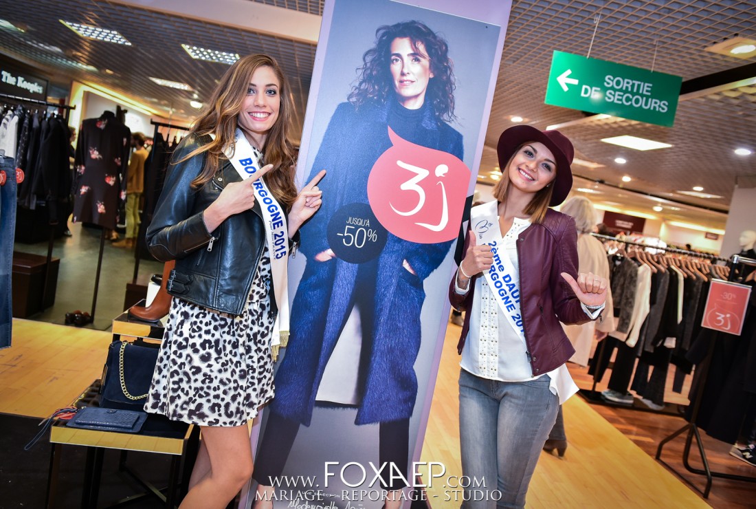 Miss Bourgogne aux Galeries Lafayette — FOXAEP, photographe Bourgogne