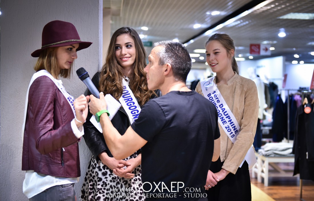 Miss Bourgogne aux Galeries Lafayette — FOXAEP, photographe Bourgogne
