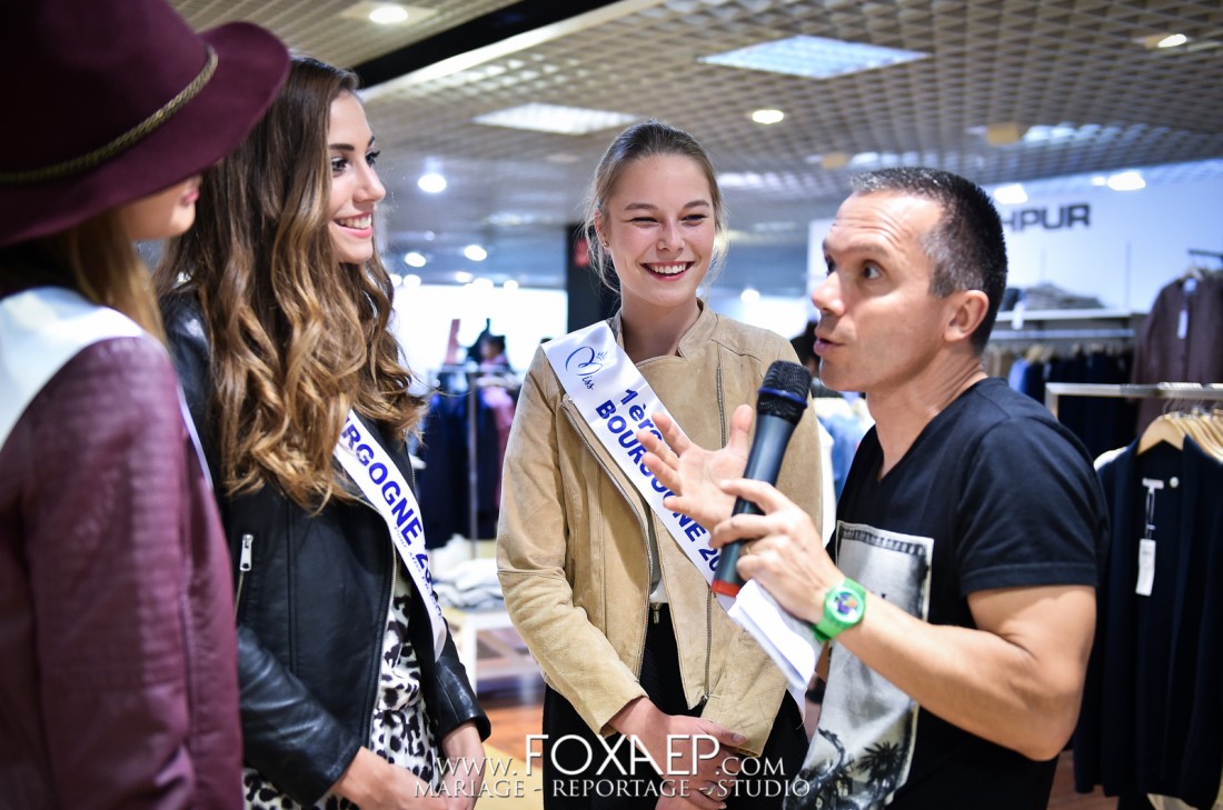 Miss Bourgogne aux Galeries Lafayette — FOXAEP, photographe Bourgogne