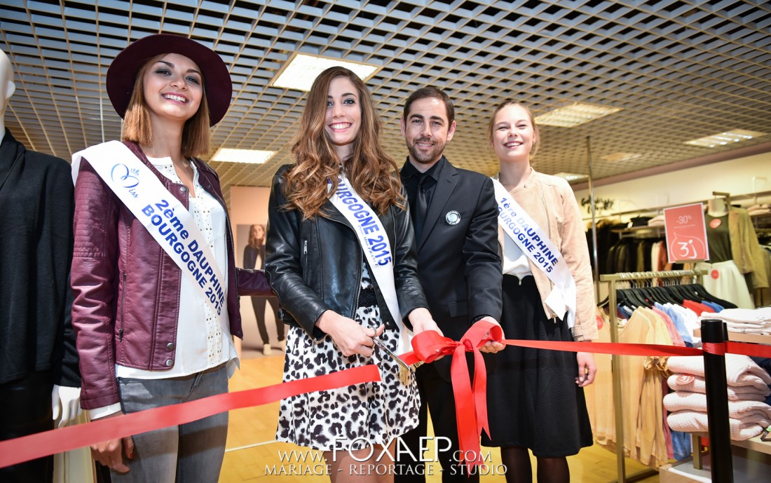 Miss Bourgogne aux Galeries Lafayette — FOXAEP, photographe Bourgogne