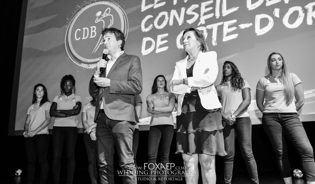 Soirée de présentation CDB Handball — FOXAEP, photographe Bourgogne