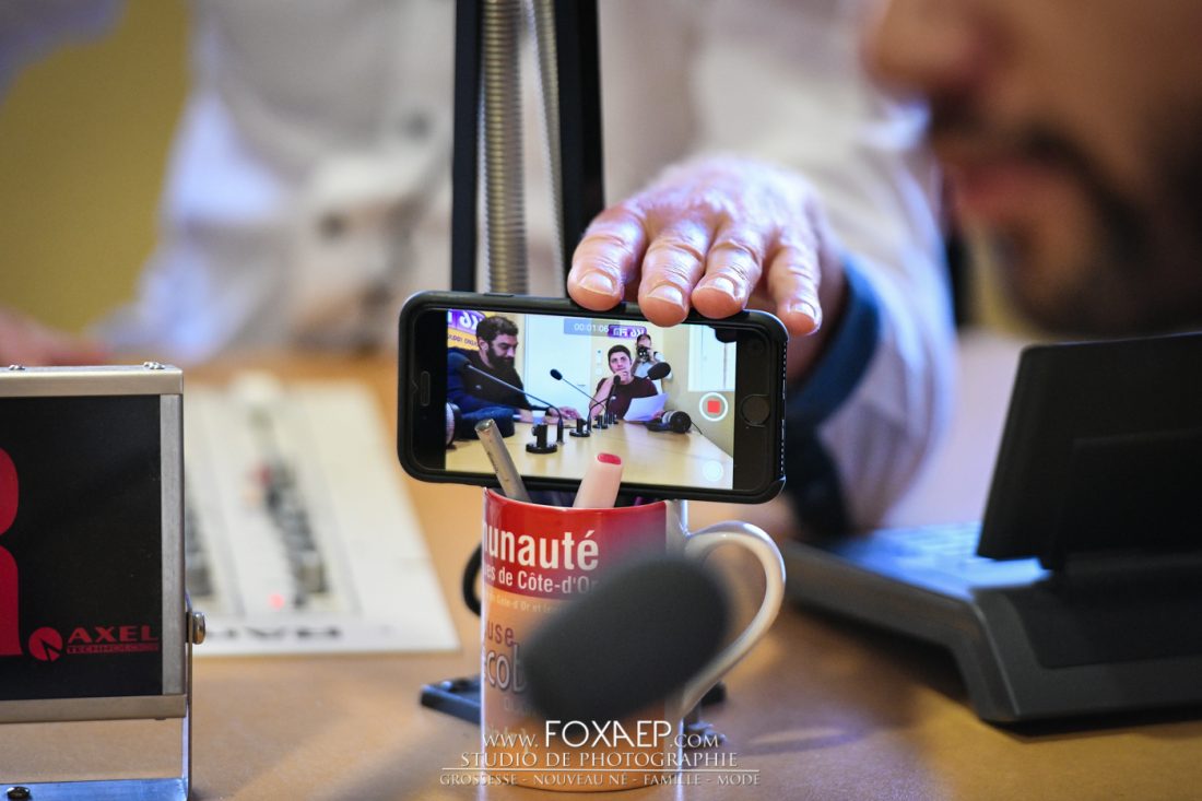 K6FM avec Fabrice Eboué et Ramzy Bédia — FOXAEP, photographe Bourgogne