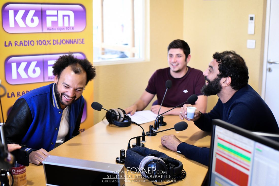 K6FM avec Fabrice Eboué et Ramzy Bédia — FOXAEP, photographe Bourgogne