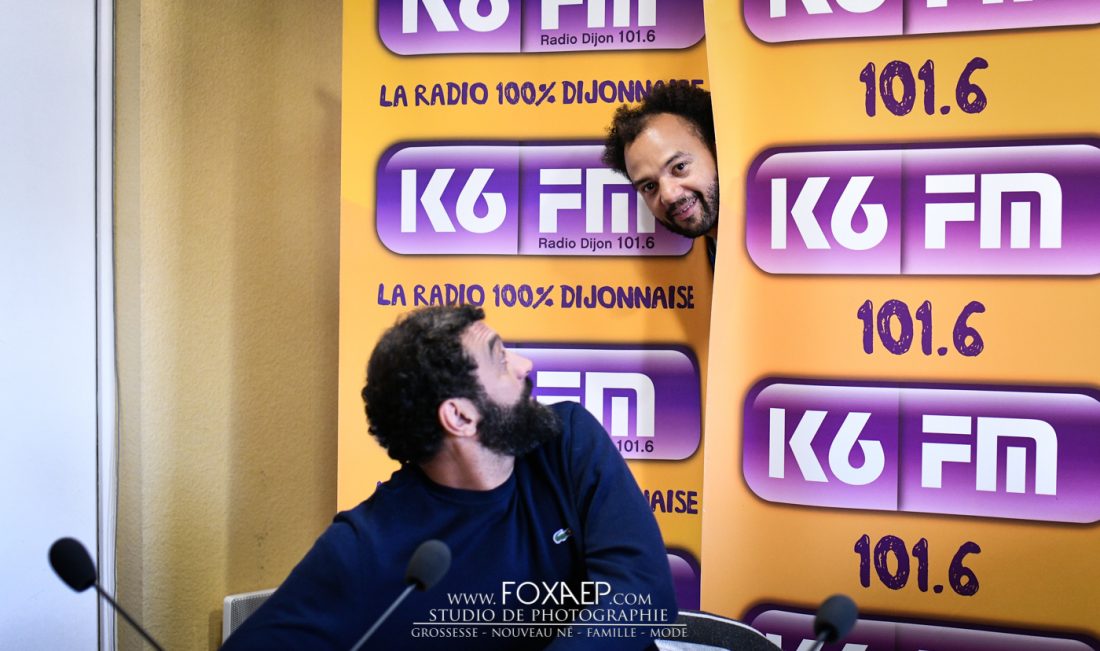 K6FM avec Fabrice Eboué et Ramzy Bédia — FOXAEP, photographe Bourgogne