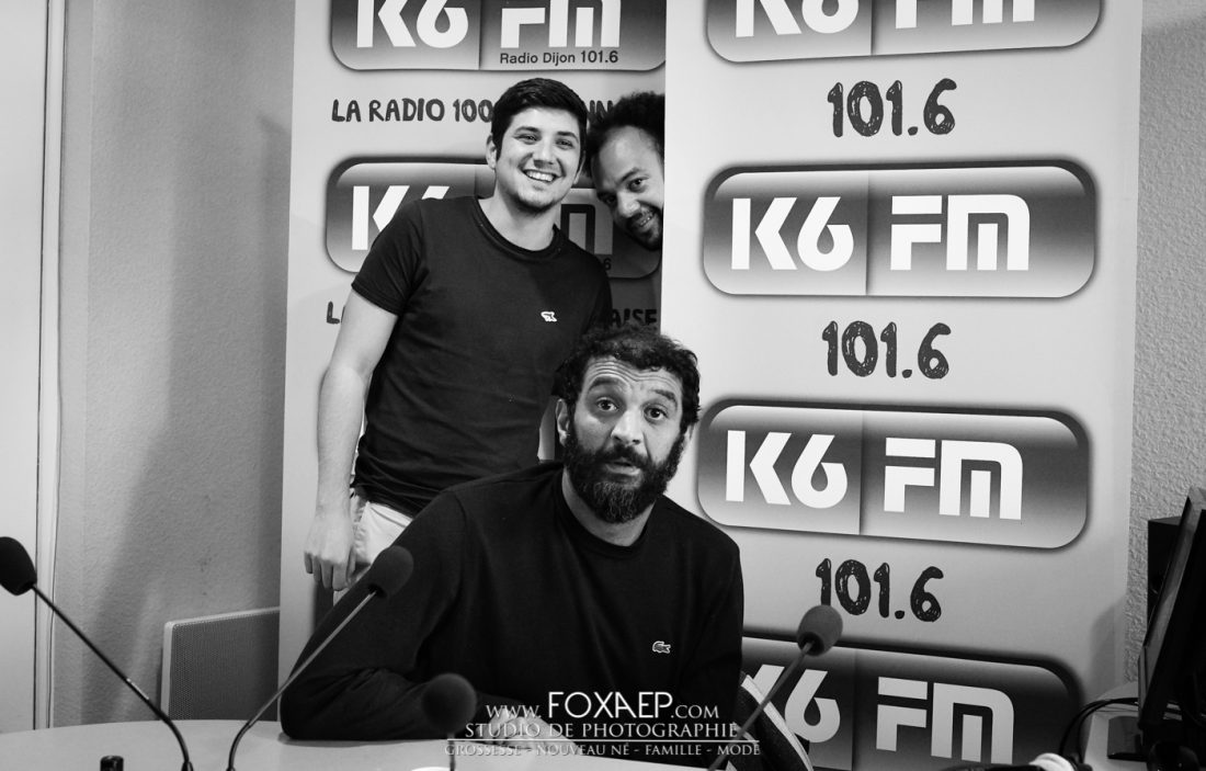 K6FM avec Fabrice Eboué et Ramzy Bédia — FOXAEP, photographe Bourgogne