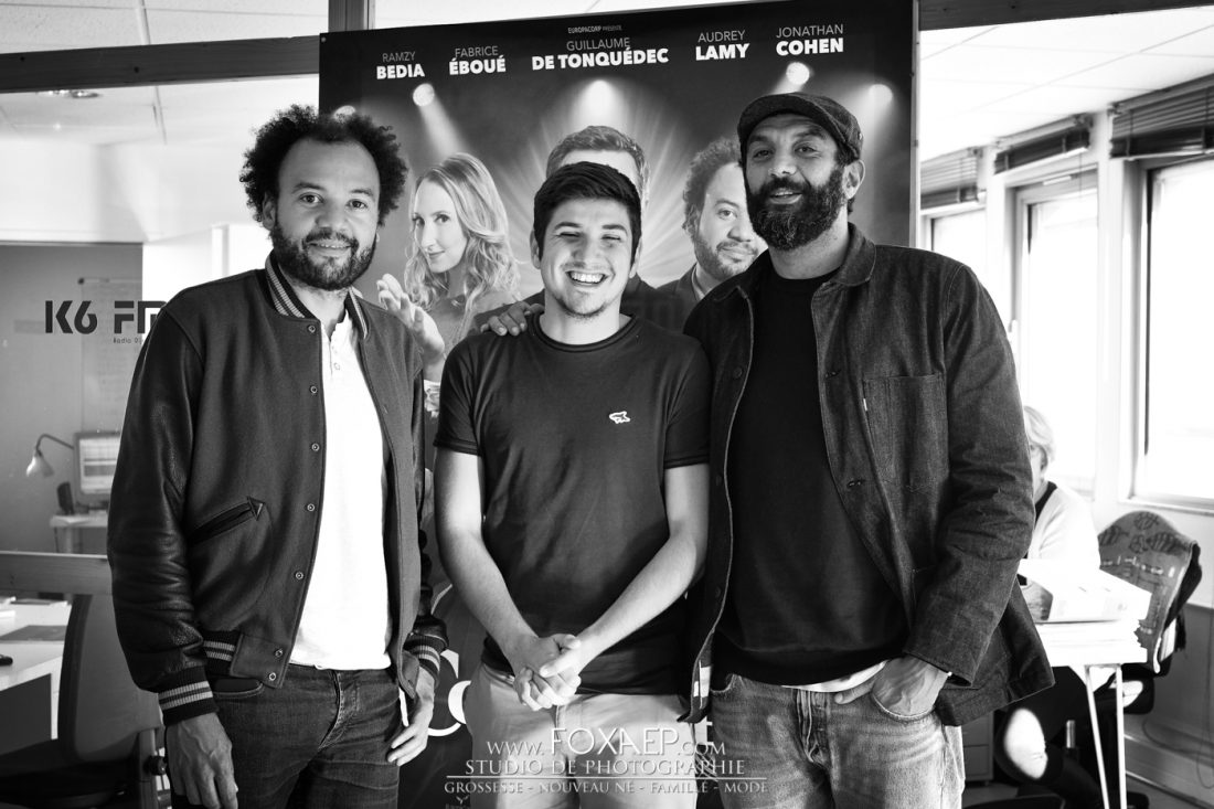 K6FM avec Fabrice Eboué et Ramzy Bédia — FOXAEP, photographe Bourgogne