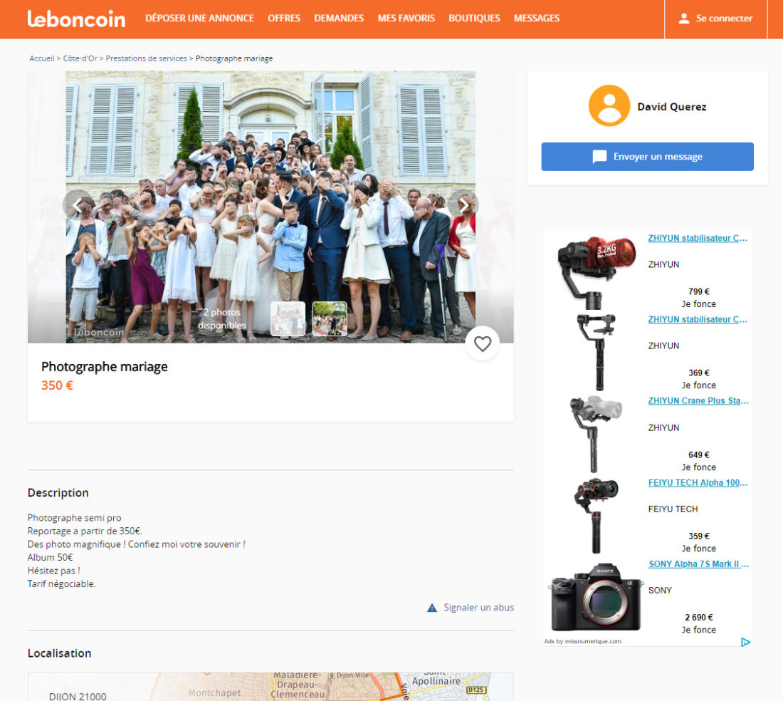 Droit d’Auteur et utilisation des images — FOXAEP, photographe Bourgogne