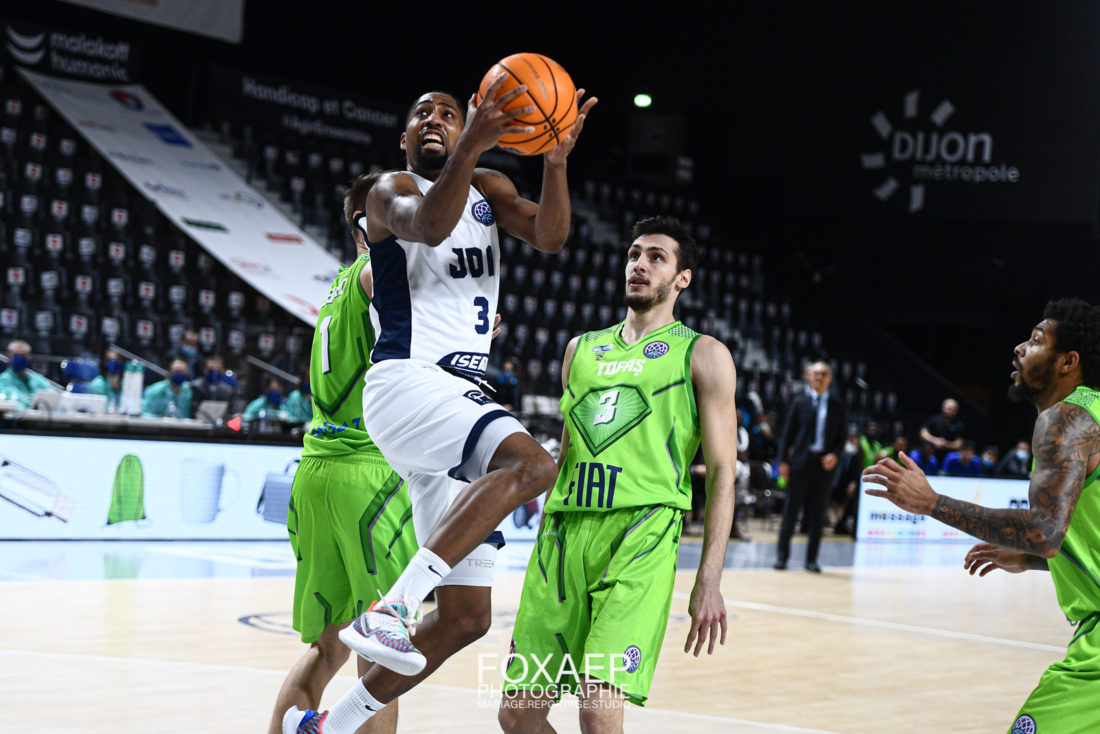 JDA BASKET vs TOFAS BURSA (TURQUIE) BCL — FOXAEP, photographe Bourgogne